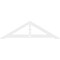 Ekena Millwork Pitch Artisan Architectural Grade PVC Gable Pediment, 48"W x 14"H x 1"P (7/12) GPP048X014X100ART - alternate 4